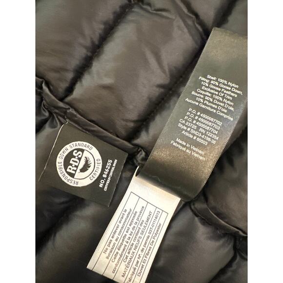 TNA Botanie Super LIght  Packable Puffer Coat Womens XXS Black Water repellent - Picture 4 of 6